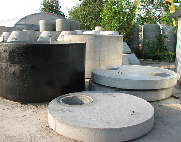 zbiorniki z kręgów betonowych